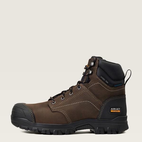 BOOT, WOMENS TREADFAST 6" WATERPROOF STEEL TOE, ARIAT