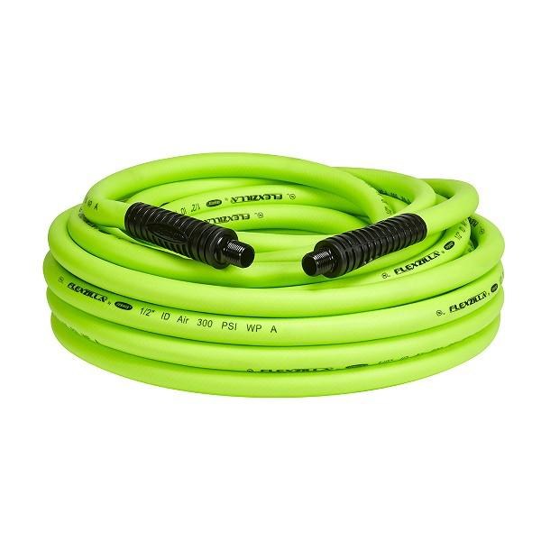 HOSE, AIR 1/2" X 50', FLEXZILLA ZILLAGREEN W/ 3/8"M-NPT
