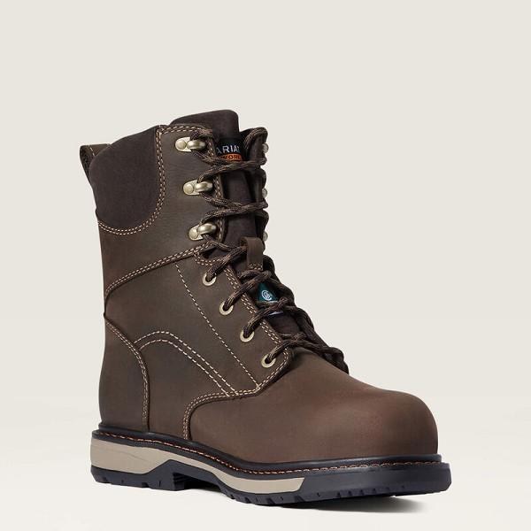 BOOT, WOMENS RIVETER 8" CSA INSULATED WATERPROOF COMP TOE, ARIAT