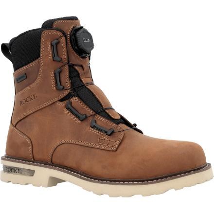 BOOT,  8" GRINDSTONE XTR BOA WATERPROOF COMP TOE, ROCKY