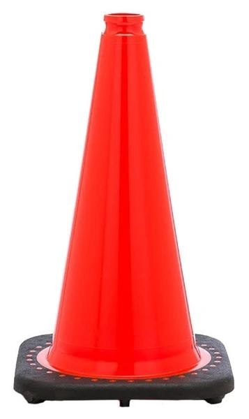 CONE 7# ORANGE 28" WIDE 7# CONE ( NO COLLARS)