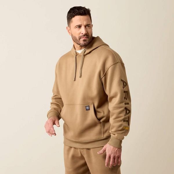 SWEATSHIRT, REBAR WORKMEN GRAPHIC HOODIE, ARIAT