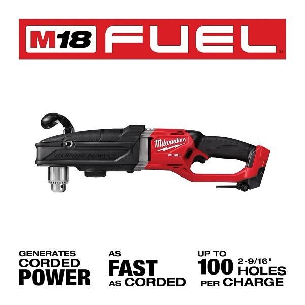 Drill M18 Fuel Super Hawg 1/2" Right Angle Milwaukee (Bare Tool)