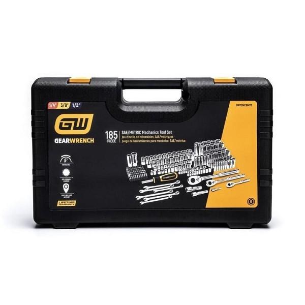 Socket Mechanics Tool Set (SAE & Metric) 1/4", 3/8" & 1/2" Drive 72-Piece GearWrench