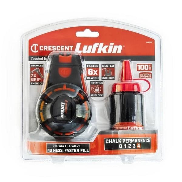 Chalk & Reel Contractor 100' w/3 oz Red Chalk
