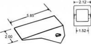 TOOTH, BOBCAT BACKHOE  22 SERIES