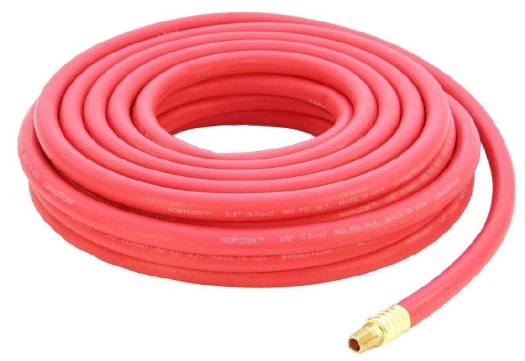 HOSE, AIR, 3/8" X 50', PVC -1/4" FI