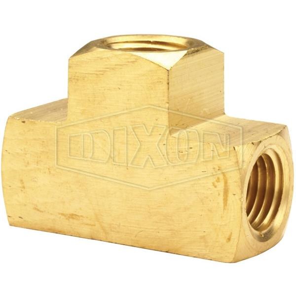 TEE, 3/8", BRASS, FEMALE