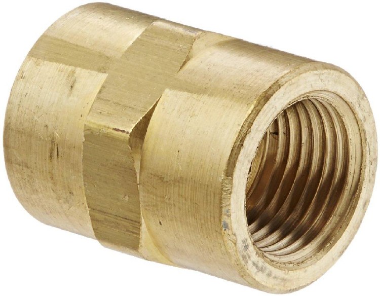 COUPLING, BRASS 3/8",COUPLING