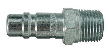 PLUG, 1/4", MALE, 3/8" NPT