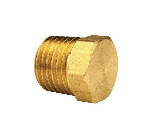 PLUG, 1/8", M-NPT, BRASS