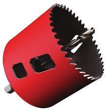 HOLE SAW, 2-1/4", VARIABLE PITCH, W/ ARBOR