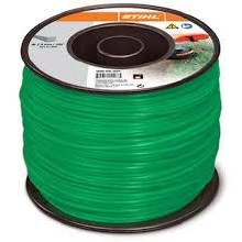 LINE, TRIMMER, .095", 3 LB, COMM. GREEN, SQUARE, 855' APPROX.