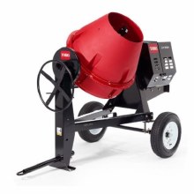 MIXER, CONCRETE, 9 CU FT= 1/3 YARD, 8 HP HONDA, TOWABLE 2" & PINTLE