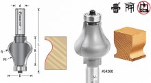 Additional picture of ROUTER BIT, HANDRAIL FLUTE, W/BALL BEARING