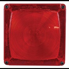 TAIL LIGHT LENSE, REPLACEMENT, RED
