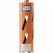 HOLE SAW BIT, 6", DRY, 9 1/2" L, FOR BLOCK, USE ON GRINDER
