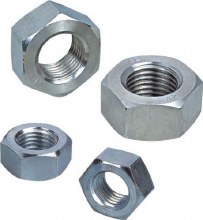 HEX NUT, 3/8-16, ZINC