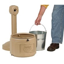Additional picture of SMOKERS CEASE FIRE DISPOSAL CIGARETTE BUTT RECEPTACLE-BEIGE
