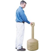 Additional picture of SMOKERS CEASE FIRE DISPOSAL CIGARETTE BUTT RECEPTACLE-BEIGE