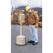 Additional picture of SMOKERS CEASE FIRE DISPOSAL CIGARETTE BUTT RECEPTACLE-BEIGE