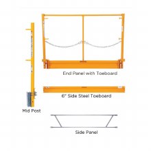 TOEBOARD, SIDE, 7 FT, EASI-GUARD