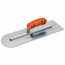 TROWEL, ROUND END, 18" X 4", PRO GRIP