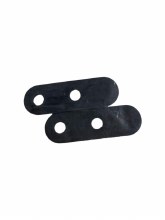RUBBER SAFETY STRAP, "S" HOOK, PAIR