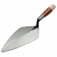 TROWEL ROSE 10 1/2" WIDE LONDON, LEATHER HANDLE