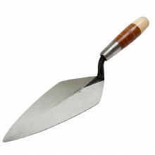 TROWEL ROSE 10" NARROW LONDON, LEATHER HANDLE