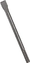 CHISEL, 1" X 18", ROUND HEX, SPLINE, CHISEL