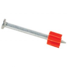 DRYWALL DRIVE PIN, .300 HEAD, 1/2",  BLACK PIN, KNURLED, 100-PK