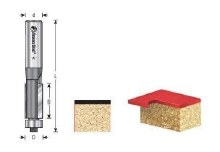 Additional picture of ROUTER BIT, 1/2", 2-FLUTE, FLUSH TRIM- SHALLOW, WITH BALL BEARING
