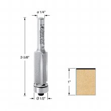 Additional picture of ROUTER BIT, 1/2", 3-FLUTE, FLUSH TRIM, WITH BALL BEARING