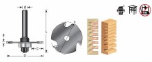 Additional picture of ROUTER BIT, 1/4", SLOT CUTTER ASSEMBLY
