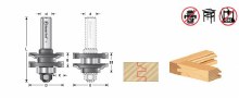 Additional picture of ROUTER BIT, 3/8", OGEE, REVERSIBLE, STILE & RAIL