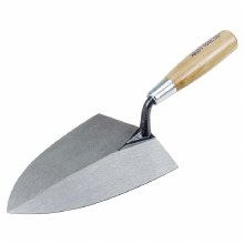 TROWEL, TILE SETTER'S, 7" X 4-3/8", WOOD HANDLE