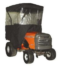 CAB, TRACTOR, WIND & SNOW PROTECTION, STEEL FRAME, WRAP-AROUND PLASTIC WINDSHIELD