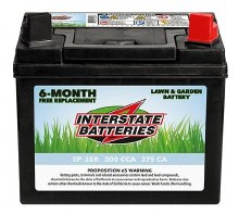 LAWN AND GARDEN BATTERY-REVERSE TERMINAL