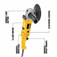Additional picture of Polisher 7" - 9" Variable Speed 0-600/3500 RPM Corded w/Soft Start Dewalt