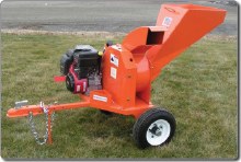 CHIPPER, 3 1/2" GRAVITY FEED, 8HP HONDA, W/WHEEL KIT. CHIPPER, 3 1/2" GRAVITY FEED, 8HP HONDA, W/WHEEL KIT.
