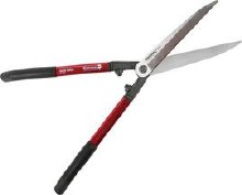 SHEARS, PRO HEDGE SHEARS, 12 1/2" ALUMINUM HANDLES, 10 1/2" BLADE, FORGED CUTTER.