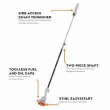 Additional picture of POLE PRUNER, HT56CE, 9'2", SPLIT SHAFT, EASY 2 START