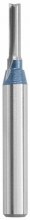ROUTER BIT, 1/8" x 3/8" x 1/4"S, STRAIGHT -2 FLUTE -SOLID CARBIDE