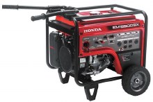 GENERATOR, 6500 WATT, HONDA-120/240 V POWER