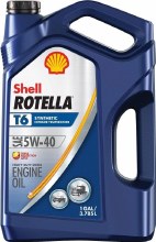 OIL, MOTOR, 5W-40, SYNTHETIC ROTELLA T6 FOR DIESEL OR GAS, GALLON