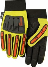 GLOVES, KNUCKLEHEAD, X10, WATER PROOF,WINTER LINED, HI-VIZ