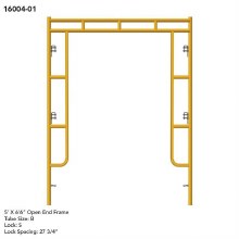 FRAME, OPEN END, 5' x 6'-6" INCLUDES #6 (1-5/8") INSERTS PINNED IN