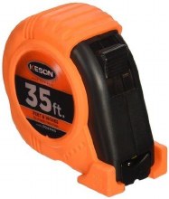 TAPE MEASURE, 35 FT., POWERGLIDE, RUBBER