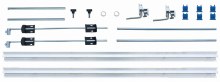 Additional picture of VERTICAL POLES SET, COMPLETE WITH 2-8' POLES, 2 BRACKET SETS, 2 BLOCKS, 6 LINE CLIPS